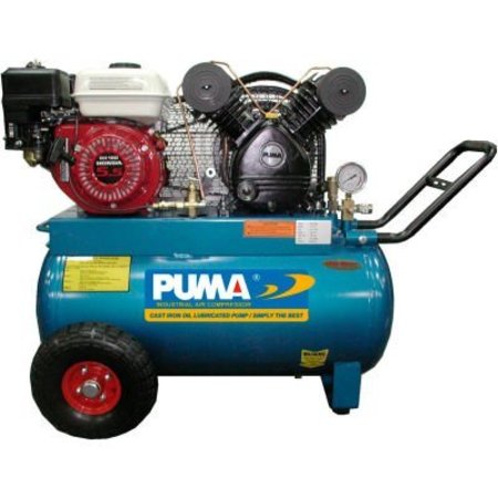 PUMA Puma PUN-5520G Portable Gas Air Compressor w/ Honda Engine, 5.5 HP, 20 Gallon, Horizontal, 11 CFM PUN-5520G